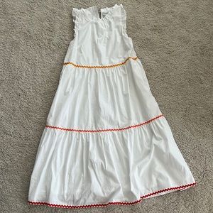 J. Crew white maxi dress